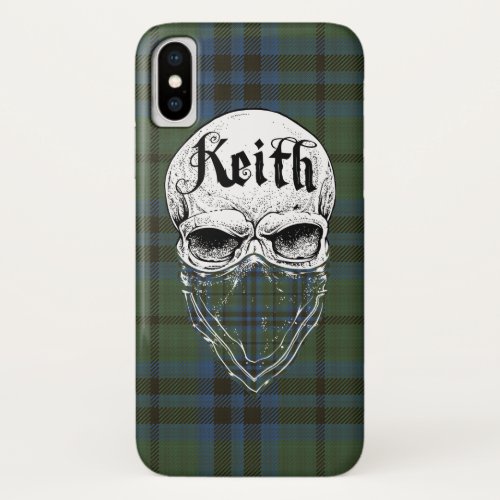 Keith Tartan Bandit iPhone X Case
