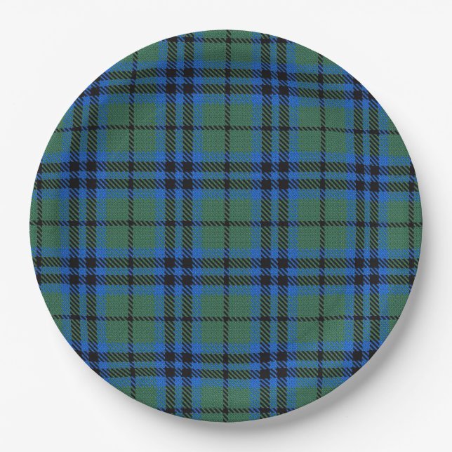 Keith Tartan Paper Plates (Front)