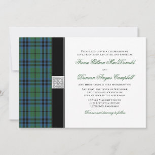 Keith Tartan Wedding Invitation