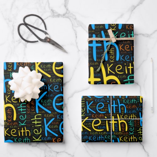 Keith Wrapping Paper Sheets