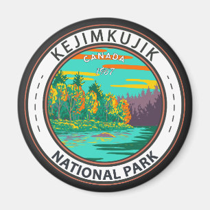 Kejimkujik National Park Still Brook Canada Badge Magnet