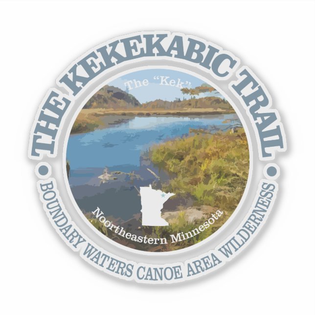 Kekekabic Trail Sticker (Front)