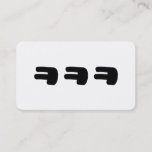 KEKEKE ㅋㅋㅋ Korean Slang Business Card
