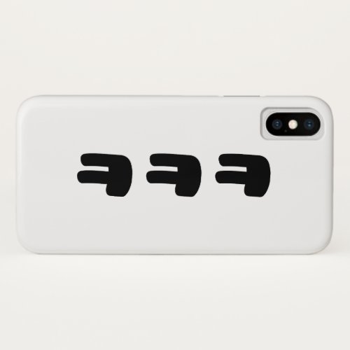 KEKEKE ㅋㅋㅋ Korean Slang iPhone XS Case