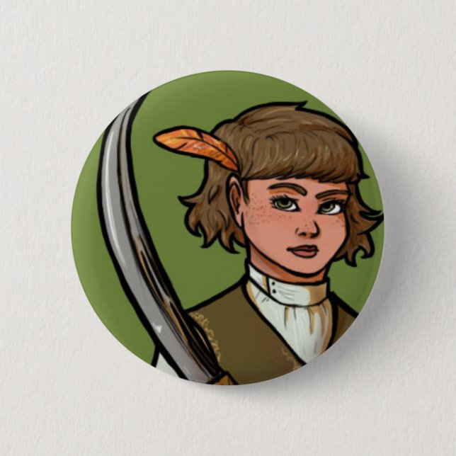 Keladry of Mindelan Button (Front)