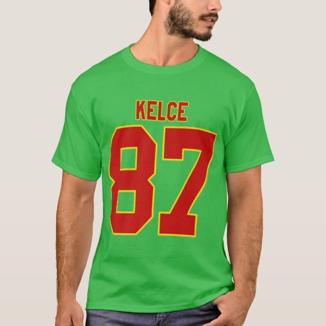 Kelce 87 Shirt Kansas City Premium T shirt (Front)