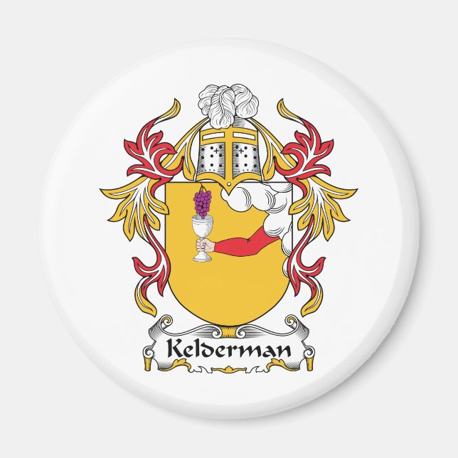 Kelderman Family Crest Magnet (Front)