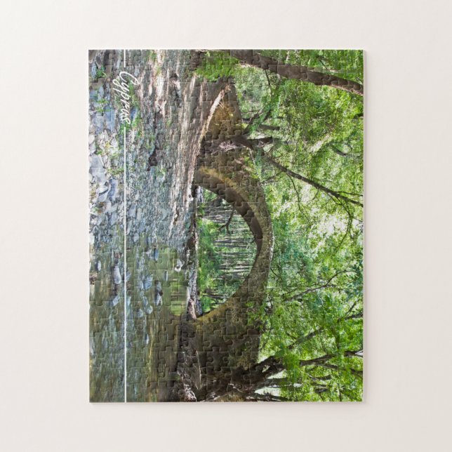 Kelefos medieval bridge at Cyprus pazzle Jigsaw Puzzle (Vertical)