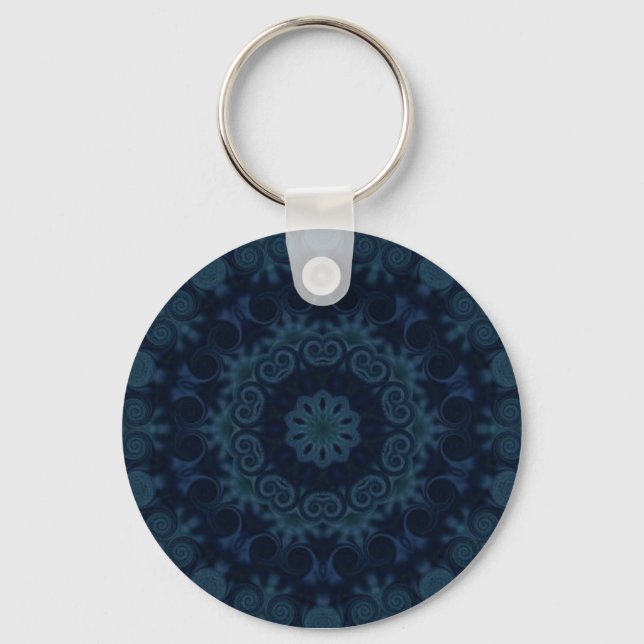 kelidoscope in navy keychain (Front)