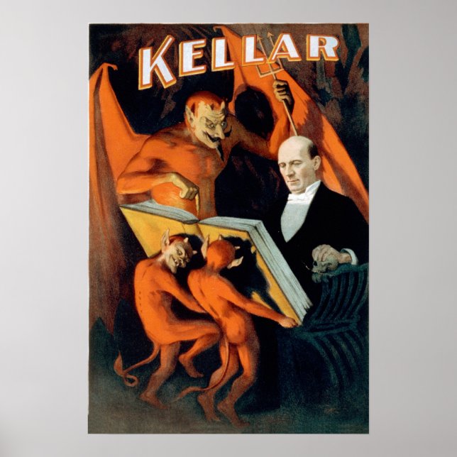 Kellar Devil Magician Poster (Front)
