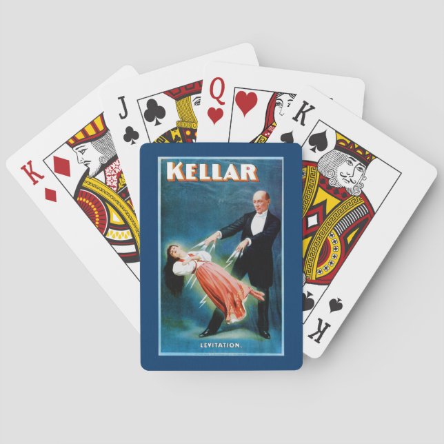 Kellar ~ Levitation Poker Cards (Back)