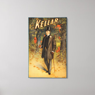 Kellar Portrait with Devils Promotional Poster Canvas Print
