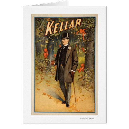 Kellar Portrait with Devils Promotional Poster Cards (Front)
