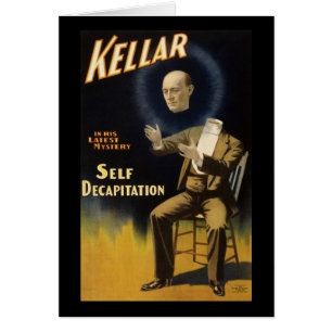 Kellar self decapitation cards