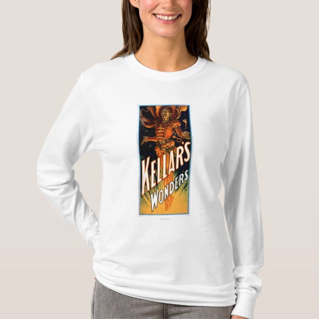 Kellar's Wonders Dressed like Devil Magic T-Shirt (Front)