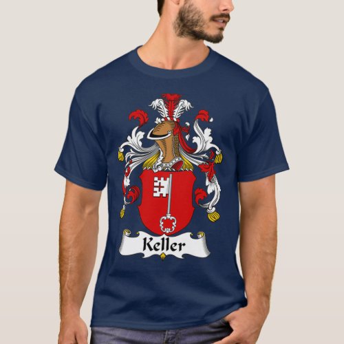 Keller Coat of Arms Family Crest  T_Shirt