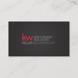 Keller Williams Business Card | Zazzle