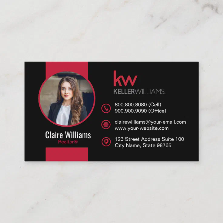 keller williams business cards