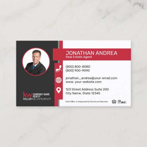 Customizable Keller Williams Business Card