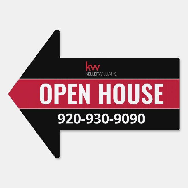 Keller Williams Open House Sign (Front)