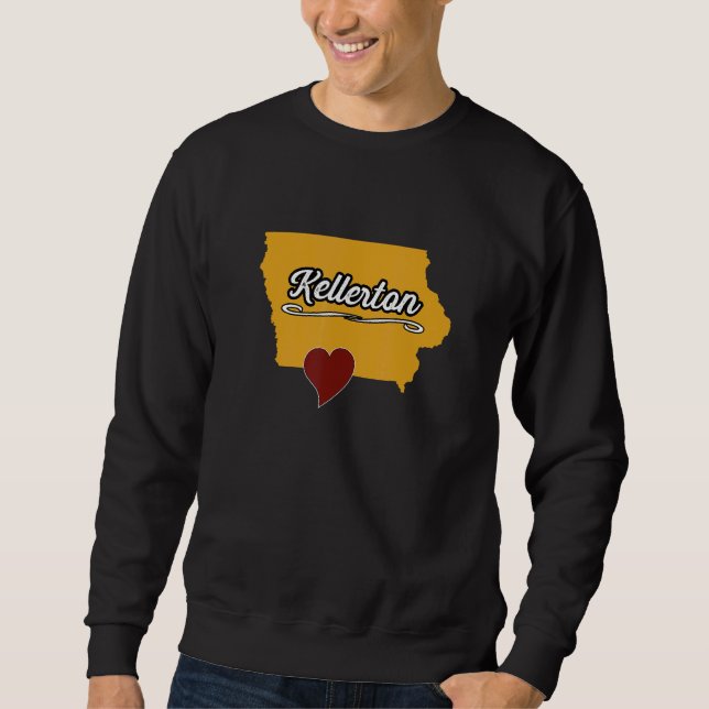 KELLERTON IOWA IA USA Cute Souvenir Merch  US City Sweatshirt (Front)