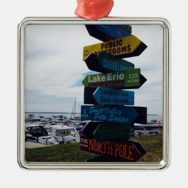 "Kelley's Island" Ohio Christmas Ornament (Front)