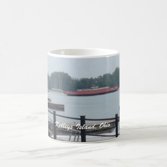 Kelley's Island, Ohio Ferry on Lake Erie Photo Mug (Center)