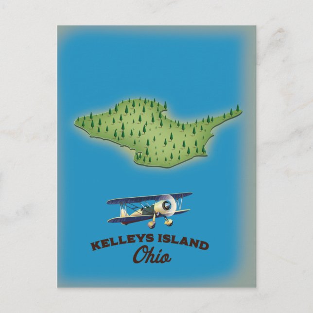 Kelleys Island Ohio Postcard (Front)