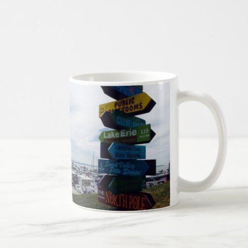 Kelleys Island Ohio Sign Photo Mug