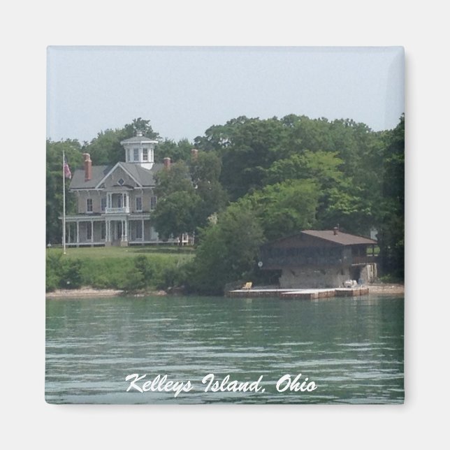 Kelley's Island Photo Magnet (Front)