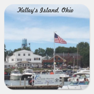 Kelley's Island Portside Marina Ohio Sticker