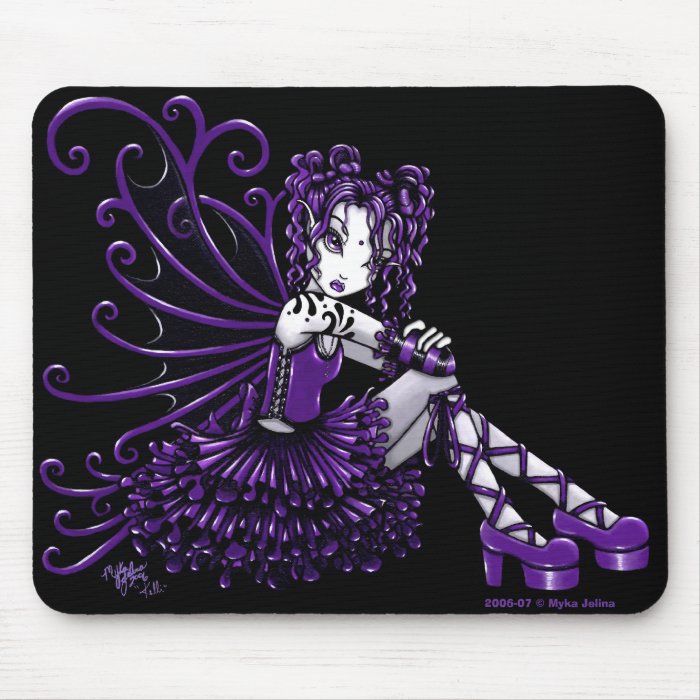 "Kelli" Purple Fairy Mousepad