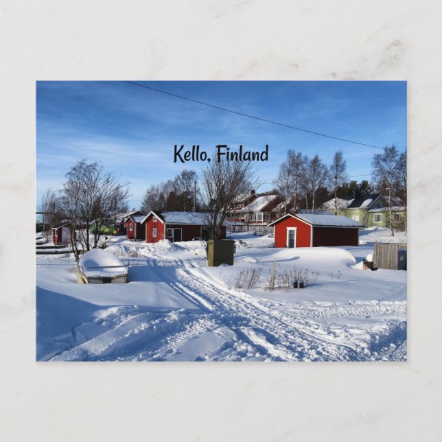 Kello, Finland Postcard (Front)
