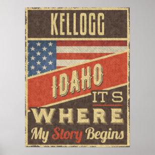 Kellogg Idaho Poster