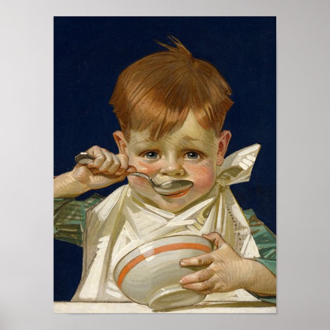Kellogg's Kids, 1920 by J. C. Leyendecker Poster (Front)