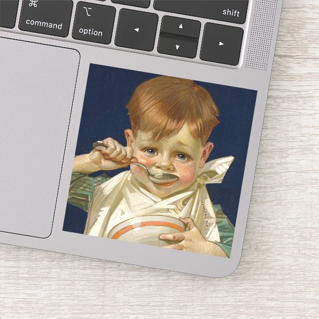 Kellogg's Kids, 1920 by J. C. Leyendecker Sticker (Detail)