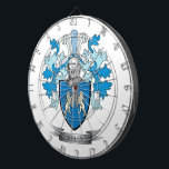 Kelly Coat of Arms Dartboard<br><div class="desc">Get your Kelly surname family crest or coat of arms printed on all these inexpensive gifts. Irish Kelly Family Crest and Kelly Coat of Arms</div>