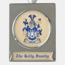 Kelly Coat of Arms Ornament
