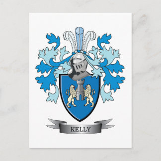 Kelly-Coat-of-Arms Postcard