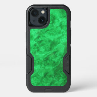Kelly Emerald Green Walnut burl iPhone 13 Case