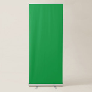 Kelly Green Best Vertical Retractable Banner