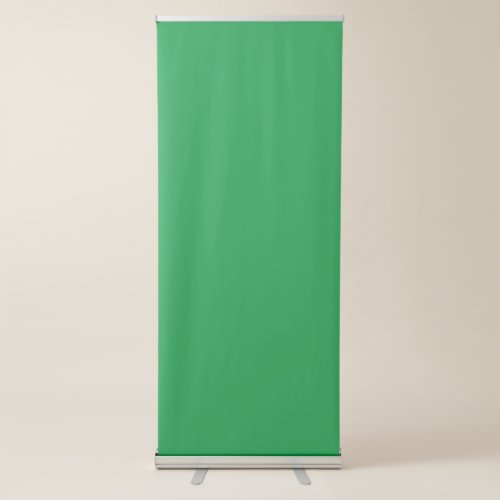 Kelly Green Best Vertical Retractable Banner