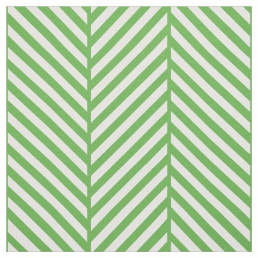 Kelly Green Herringbone Large Scale Fabric
