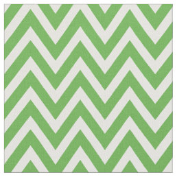 Kelly Green Modern Chevron Stripes Fabric