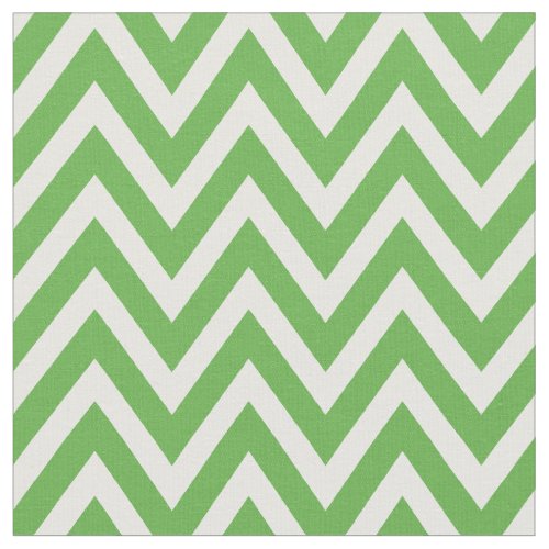 Kelly Green Modern Chevron Stripes Fabric