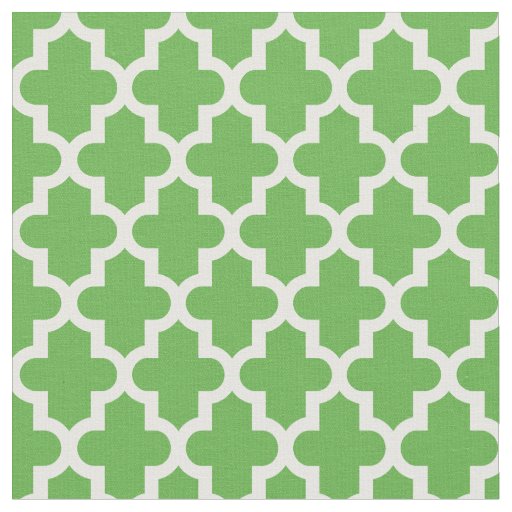Kelly Green Moroccan Print Fabric