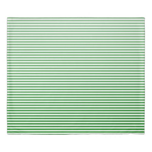 Kelly Green Ombre Stripe Duvet Cover