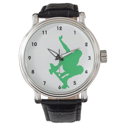 Kelly Green Skater Watch