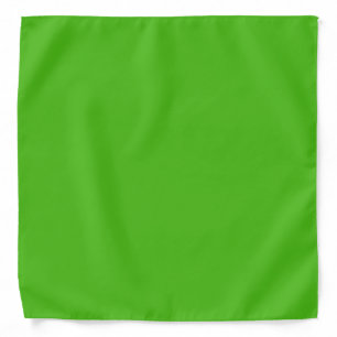 Kelly Green Solid Color Bandana