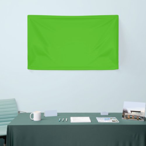 Kelly Green Solid Color Banner